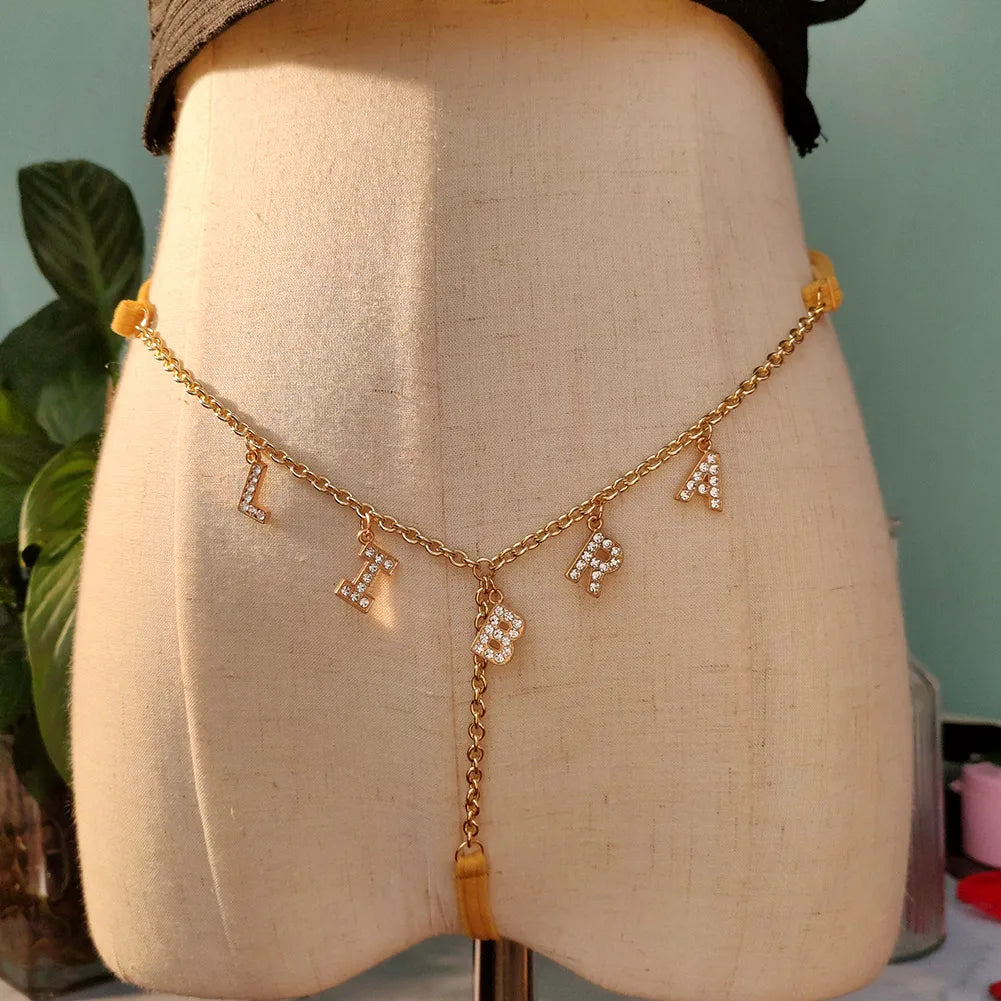 Custom Zodiac Letter Thong - Pik A Pleasure
