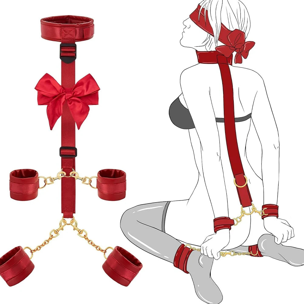 Crimson Luxe Bondage Collection - Pik A Pleasure