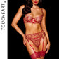 Seductive Transparent Lace Bra and G-String - Pik A Pleasure