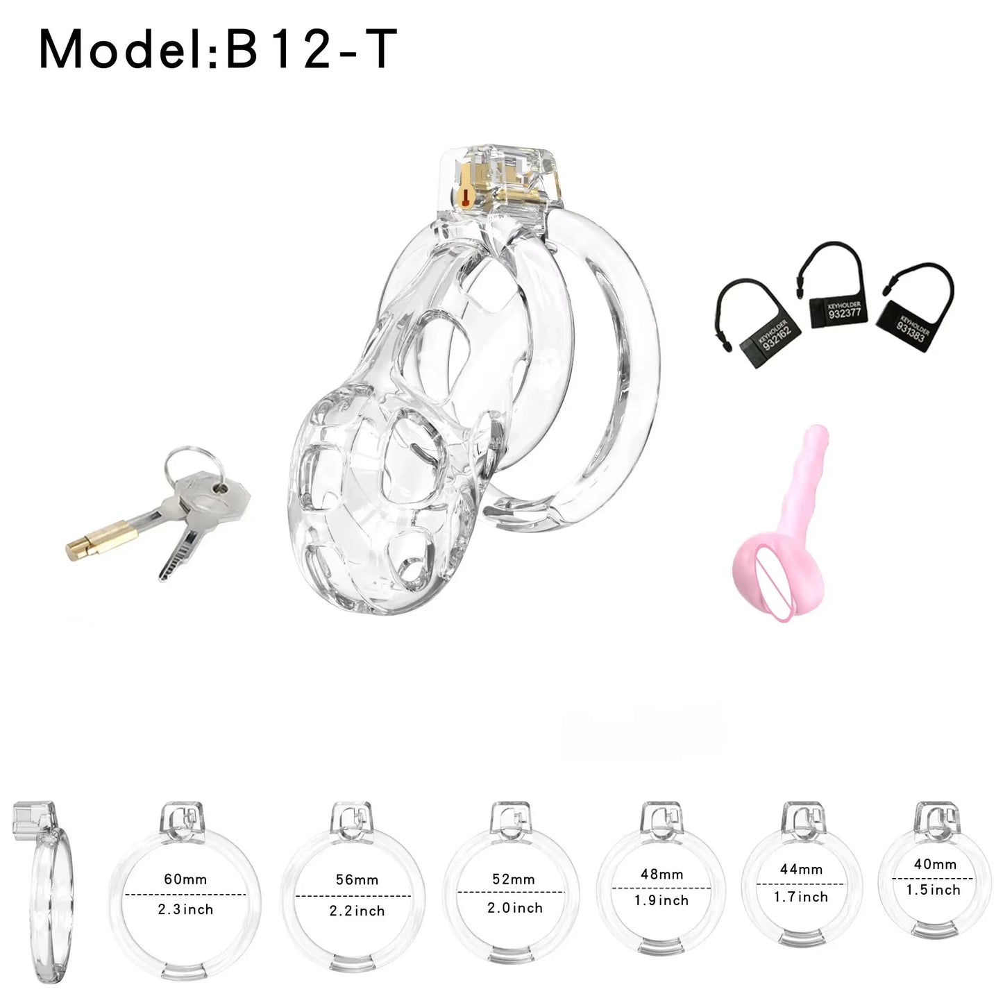 Mamba Male Chastity Cage – Super Soft Silicone