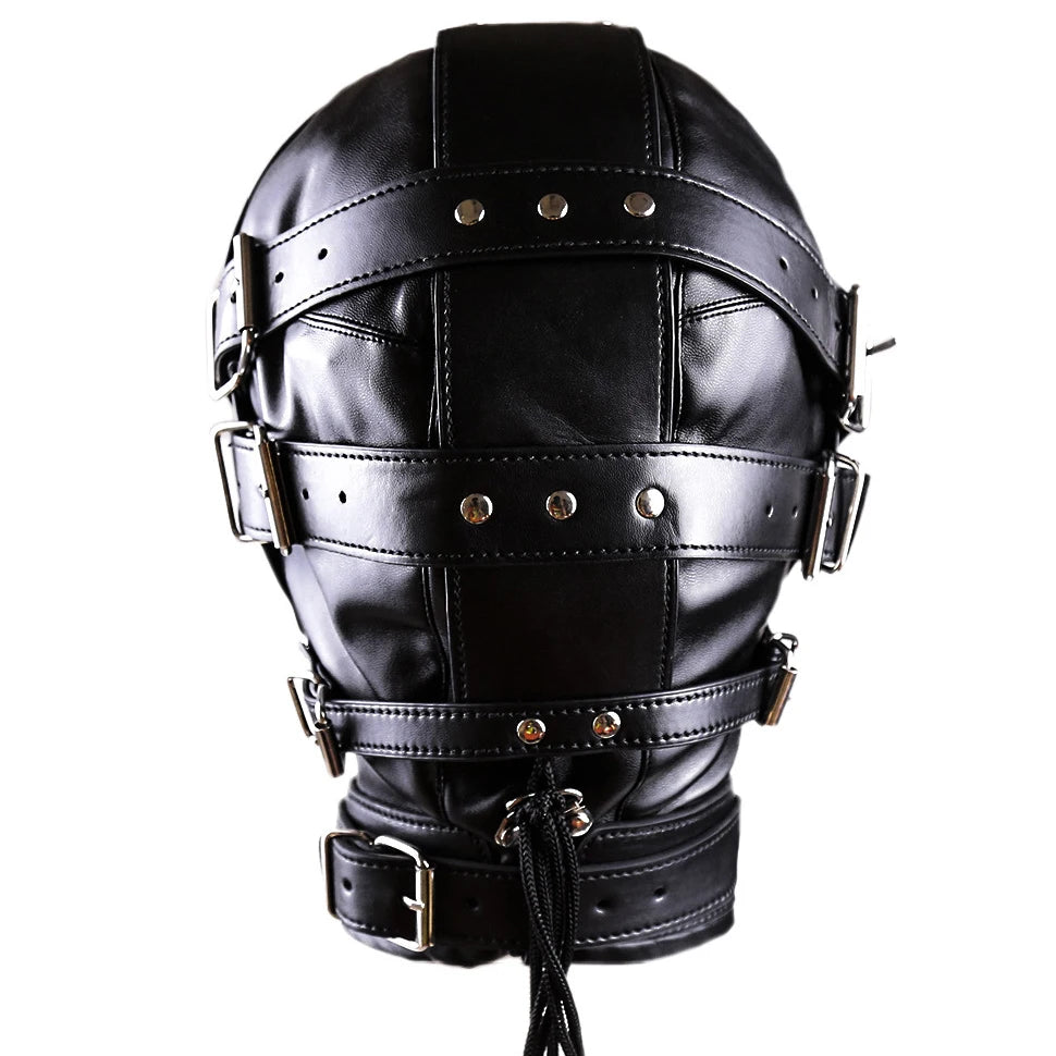 Fetish Deprivation Hood with Ball Gag - Pik A Pleasure