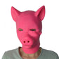 PU Black Pig Face Hood