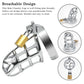 Zinc Cock Cage Male Chastity Device