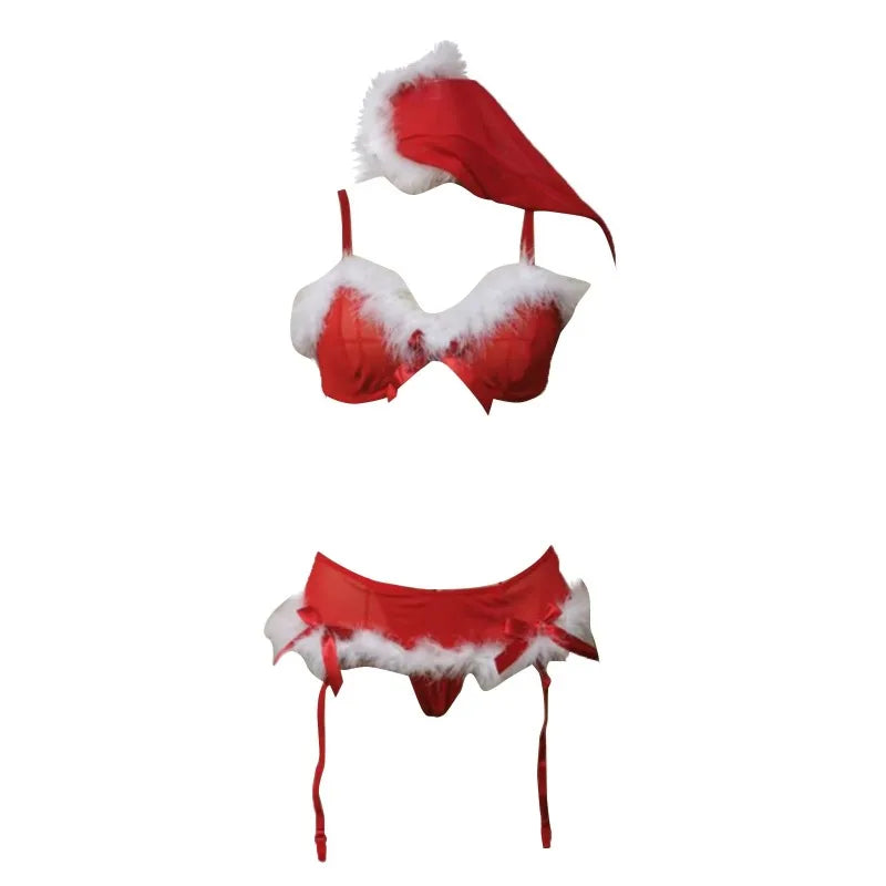 Santa Babydoll Christmas Lingerie