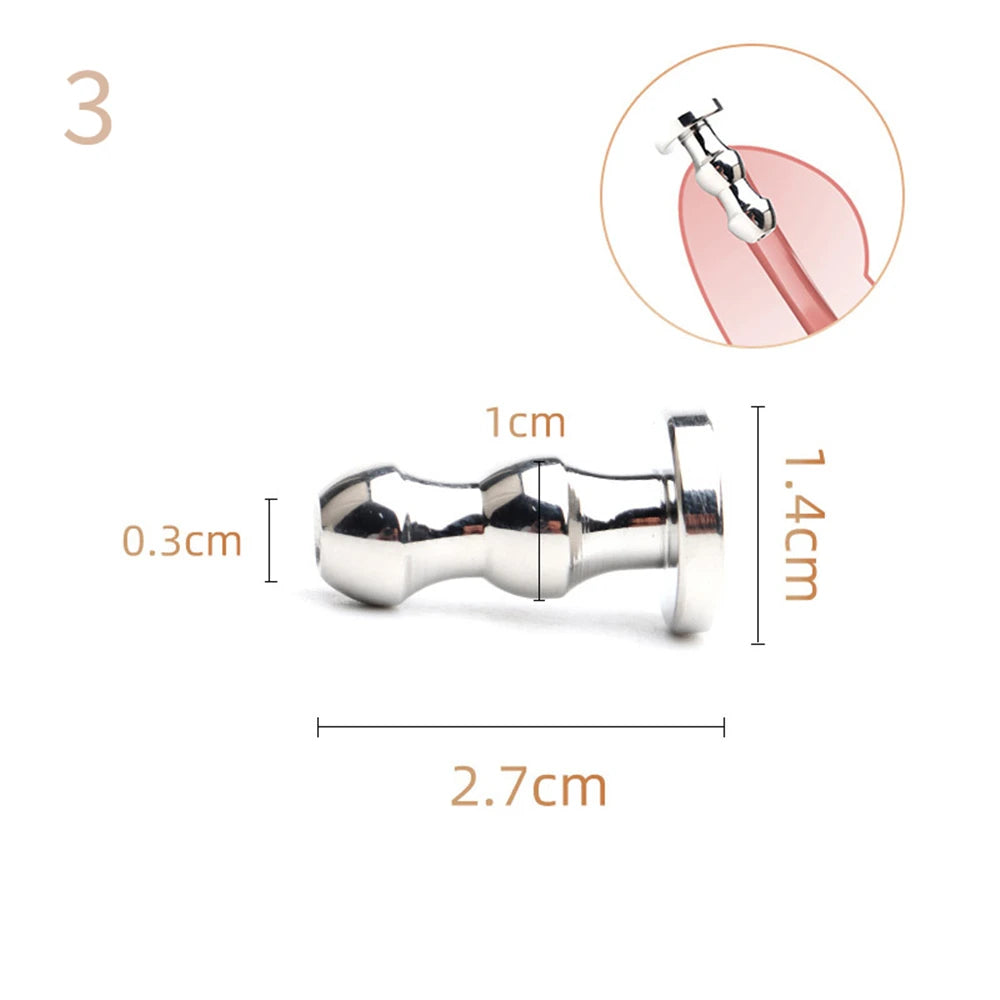 Stainless Steel Hollow Penis Plug – Urethral Dilator Sounding Tool PENIS PLUG PU