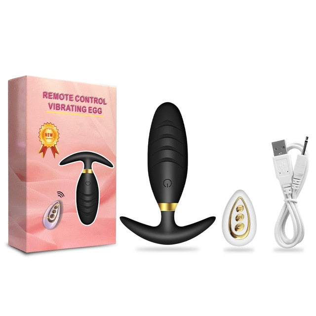 Anal Vibrator Butt Plug with Wireless Remote Pik A Pleasure Anal Vibrator Butt Plug with Wireless Remote Pik A Pleasure