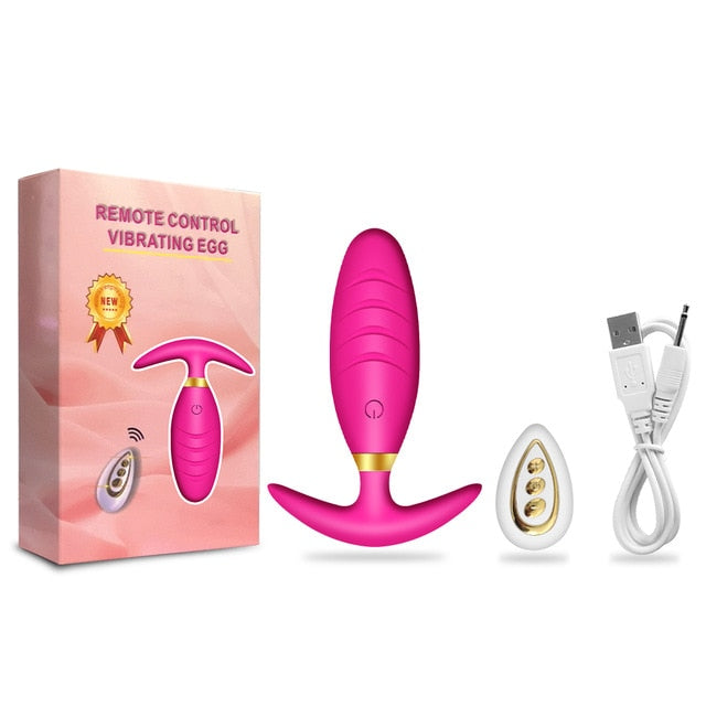 Anal Vibrator Butt Plug with Wireless Remote Pik A Pleasure Anal Vibrator Butt Plug with Wireless Remote Pik A Pleasure