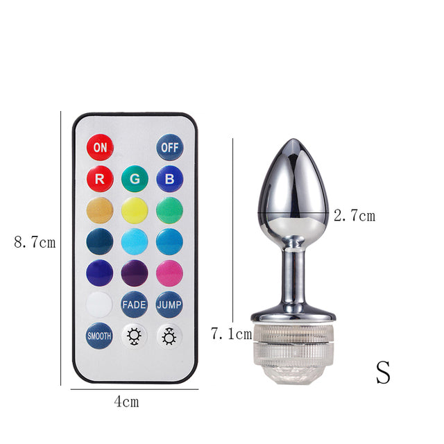 Booty Glimmer Light Up Anal plug Pik A Pleasure Booty Glimmer Light Up Anal plug Pik A Pleasure